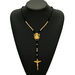Valentine’s Faith Gift  Gold Rosary Necklace | Perfect for Him & Her