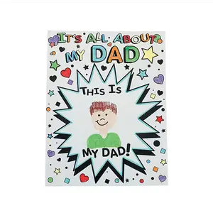 Giant Father’s Day Coloring Cards – 12 Pack