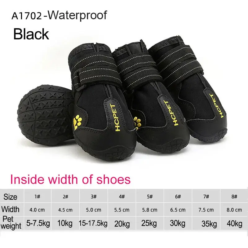Pet Dog Shoes Set of 4 for Dogs - Perfect for Any Occasion