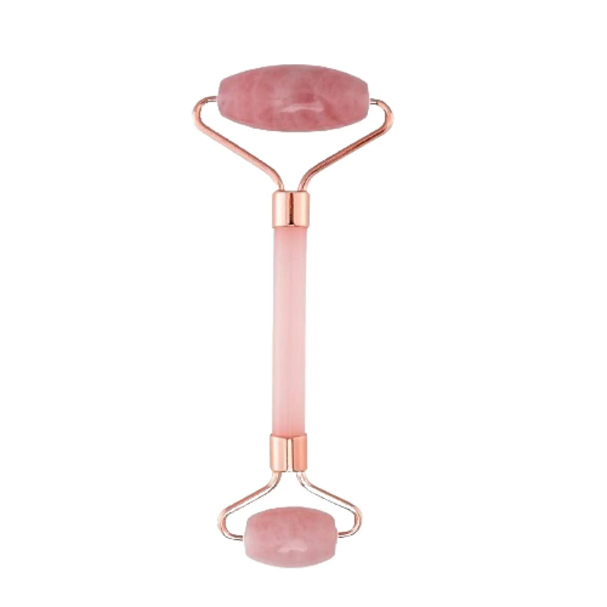 LoveryGifts Rose Quartz Roller - Anti-Aging Face, Eye & Body Roller for Skin Care