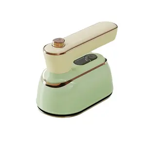 2-in-1 Foldable Travel Steam Iron - Portable Handheld Garment Steamer, Purple Dry & Wet Ironing Machine for Home, Dorm & Hanging Clothes