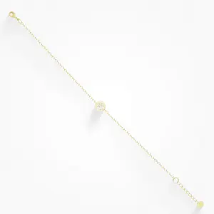 EVRY JEWELS Gold or Silver Plated Women's Hypoallergenic Sweet Thing Bracelet