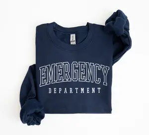 Emergency Department Sweatshirt, ED ER Nurse Life, Emergency Room Doctor Staff, Nursing Student Grad, Nurse Week, Unisex Crewneck Sweater
