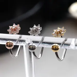 16g Snowflake Medusa Piercing