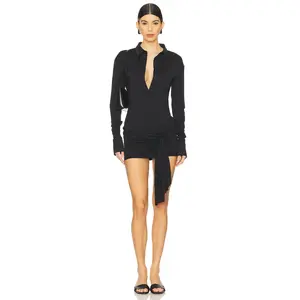 LIONESS Soho Mini Dress in Onyx