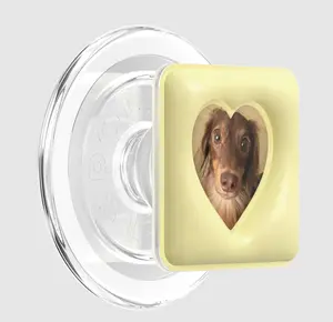 PopSockets MagSafe PopGrip - Yellow Photo Frame Phone Holder, Smartphone Stand, Mobile Tech Accessory, Phone Mount, Accessories