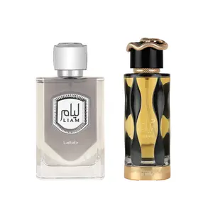 Lattafa Liam Grey EDP 100ml Spray + Teriaq Intense EDP 100ml Spray