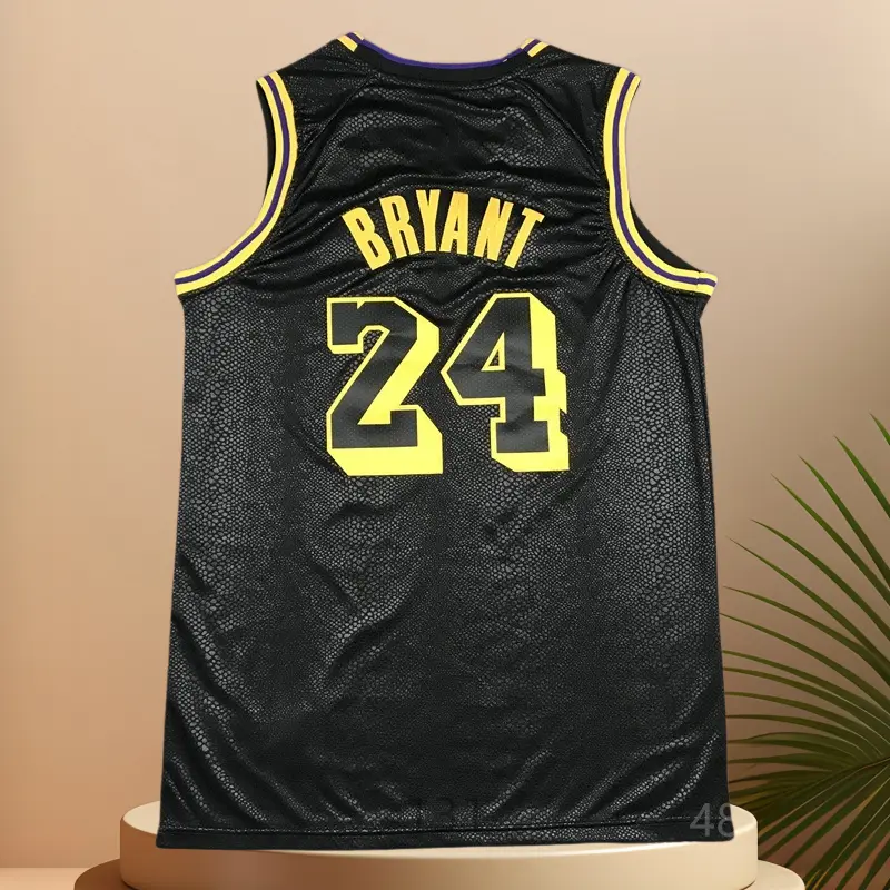 Kobe Bryant Men's Classic-Design Sleeveless stitched Retro Basketball Jerseys Black shirt
