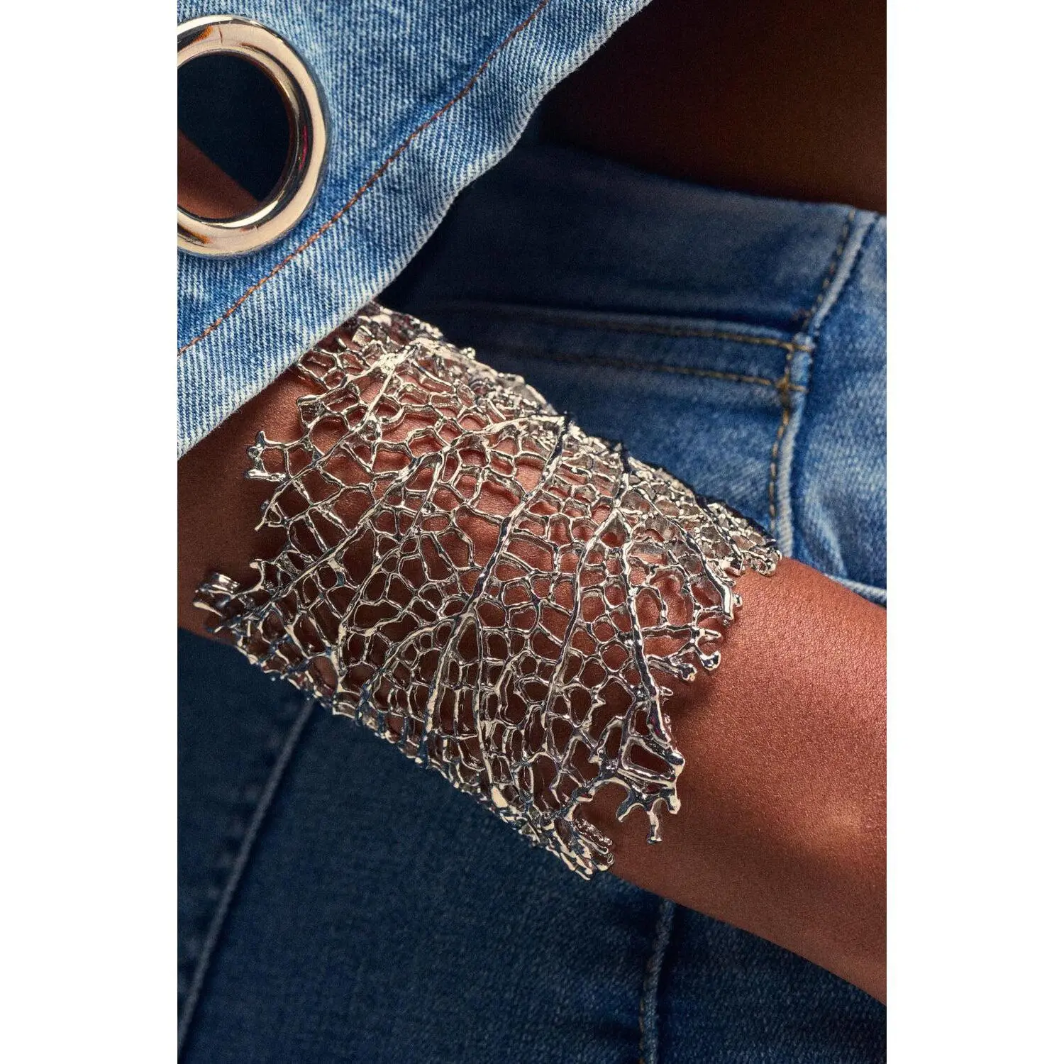 AT THE EVENT BRACELET CUFF IN SILVER