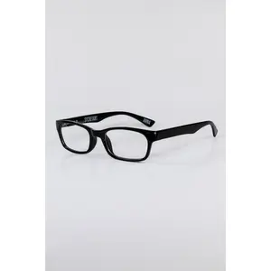 Anna Frames | Black, Bayonetta Glasses, non-prescription clear lenses or anti-blue light lens, spring hinges