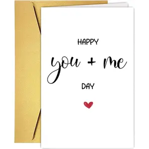 Cute Wedding Anniversary Card Gift for Boyfriend Girlfriend Husband Wife Partner, Funny, Sweet  Romantic Card for Couples  Lovers  Valentine's  Anniversary