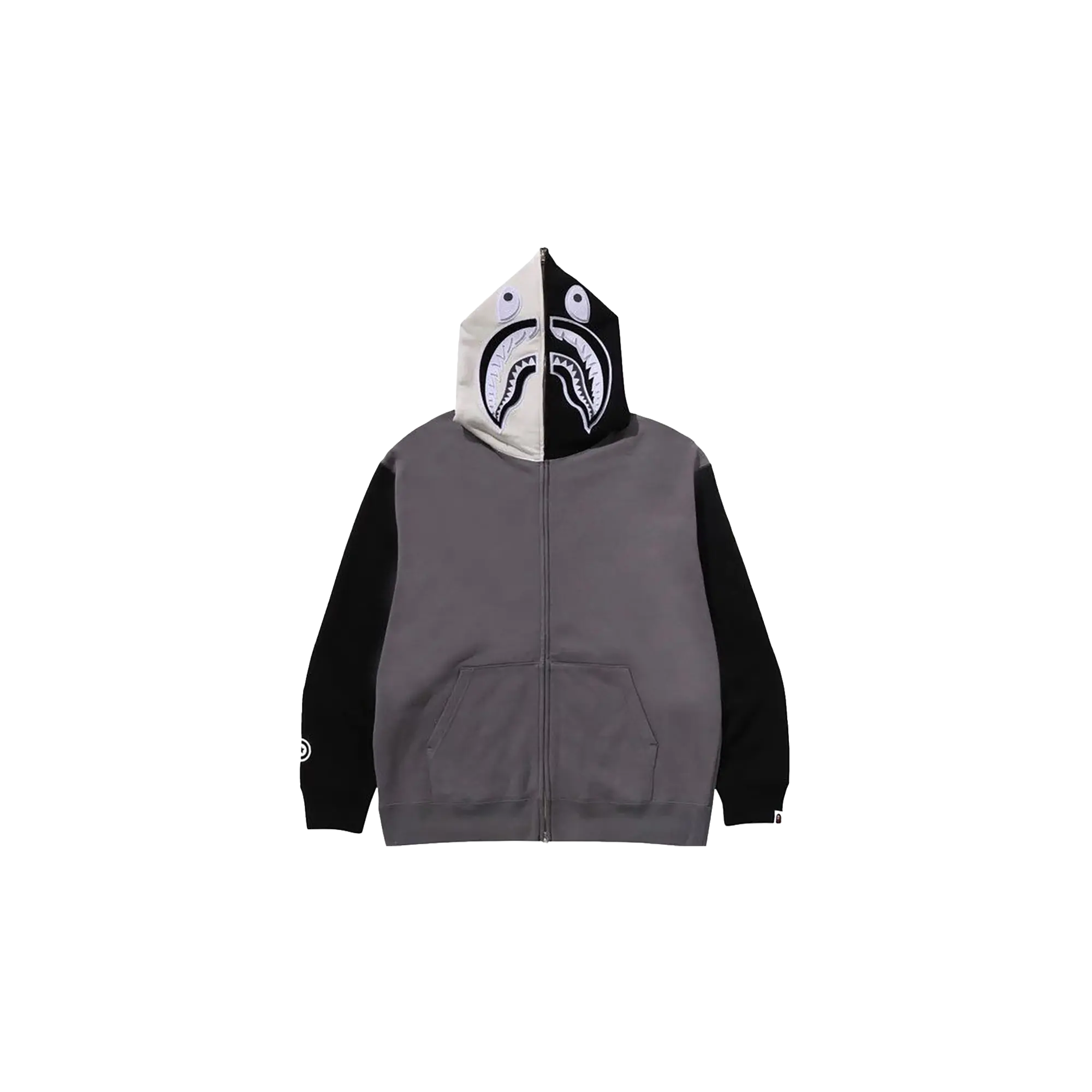 Shark Full Zip Hoodie #1 "Black" BAPE057