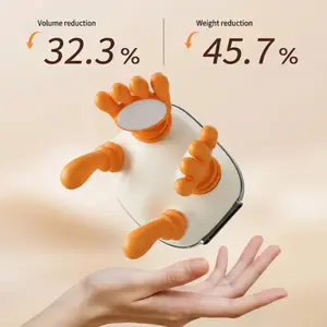 2026 upgraded shoulder and neck massager with heating function — wireless 3D kneading and deep tissue therapy technology, includes a remote control for easy operation, lightweight and portable, ideal as a gift.