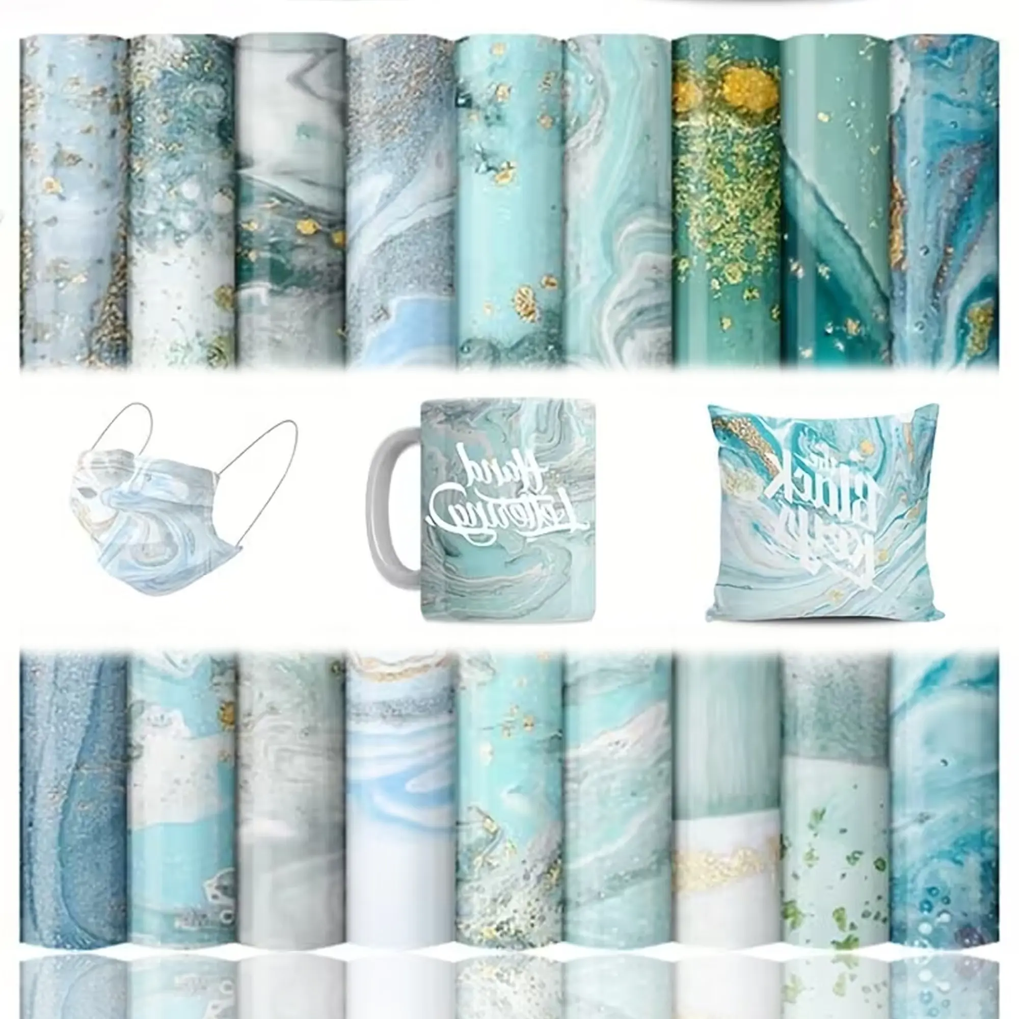 Create Viral Marble Tumblers & Shirts with Watercolor Sublimation Paper – 9 Sheet Bundle
