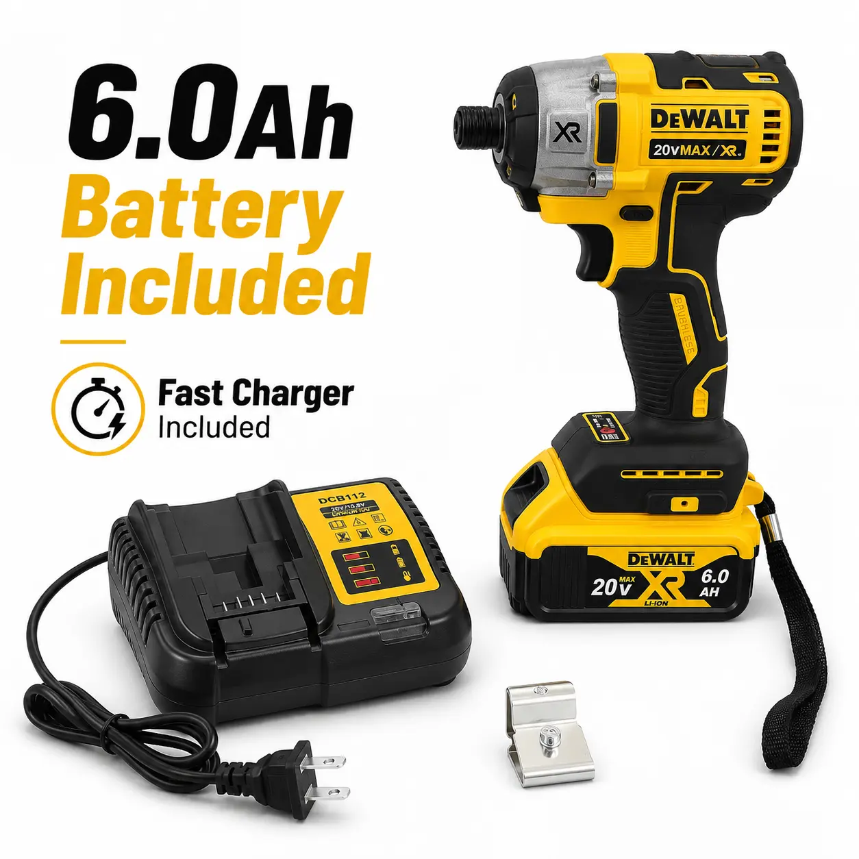 DEWALT DCF887 Cordless Impact Driver Brushless Motor Electric Drill 1/4-In 205NM High Torque Power Tools For 20V Lin-ion Battery