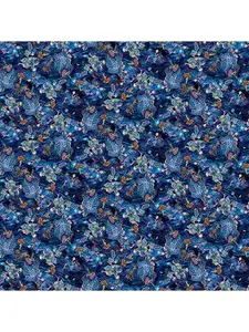 Astral Voyage Mushroom Toss Cotton Fabric