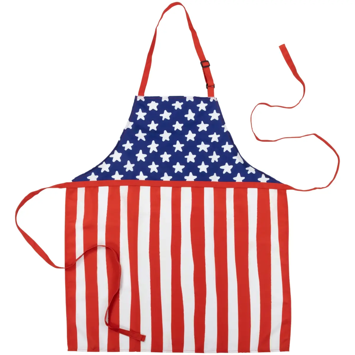 Northlight 35747354 Polyester Americana Cooking Apron - 31.5 in. Adjustable, Stars & Stripes Design, One Size