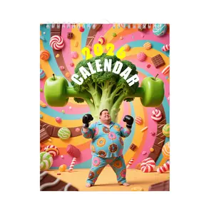 2026 Sugar Control Calendar - Funny Weight Loss & Diet Motivation Planner | Gift for Family & Friends