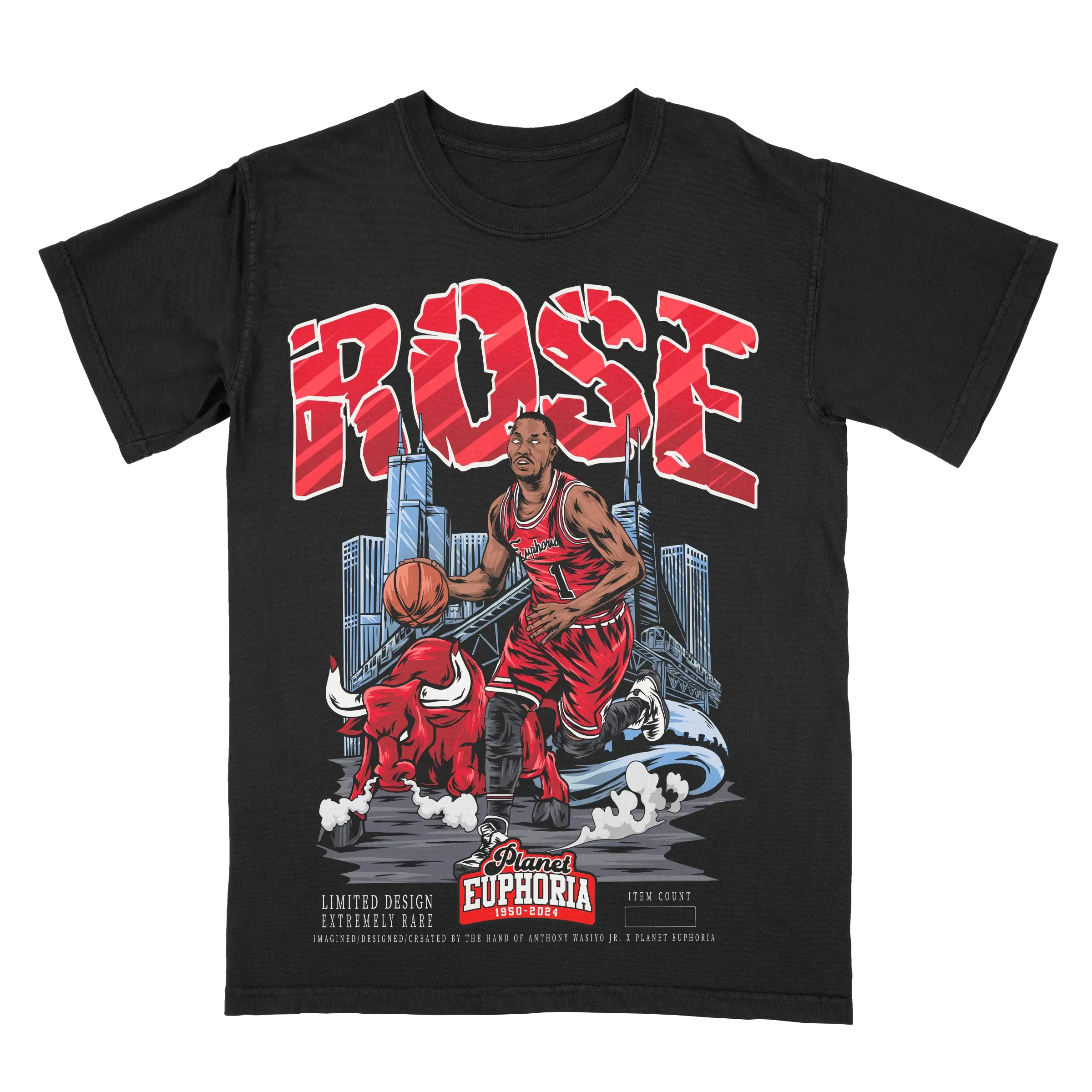 Derrick Rose Planet Euphoria Shirt Vintage 90s Football Graphic Tee for Men Women Fans Y2k Streetwear
