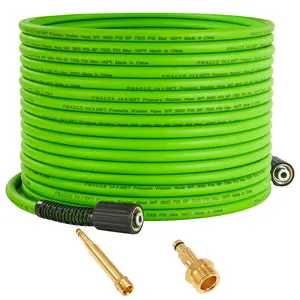 Pressure Washer Hose, 1 Set 50 FT High-pressure Washing Extension Hose with M22-14mm Fittings, Compatible with Karcher K2, K3, K4, K5, K6, K7, for Pressure Washer Wand, Power Washer Hose