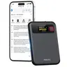 AKALULI Mini Portable Bluetooth Digital AI Voice Recorder (L816-64GB Grey) - 480H Dual-Mode Recording Set, 1-Touch Operation, Call & Note Capture, Accurate Transcription & Summary, Screen Display, App Control, Audio Playback, Voice Changer for Business