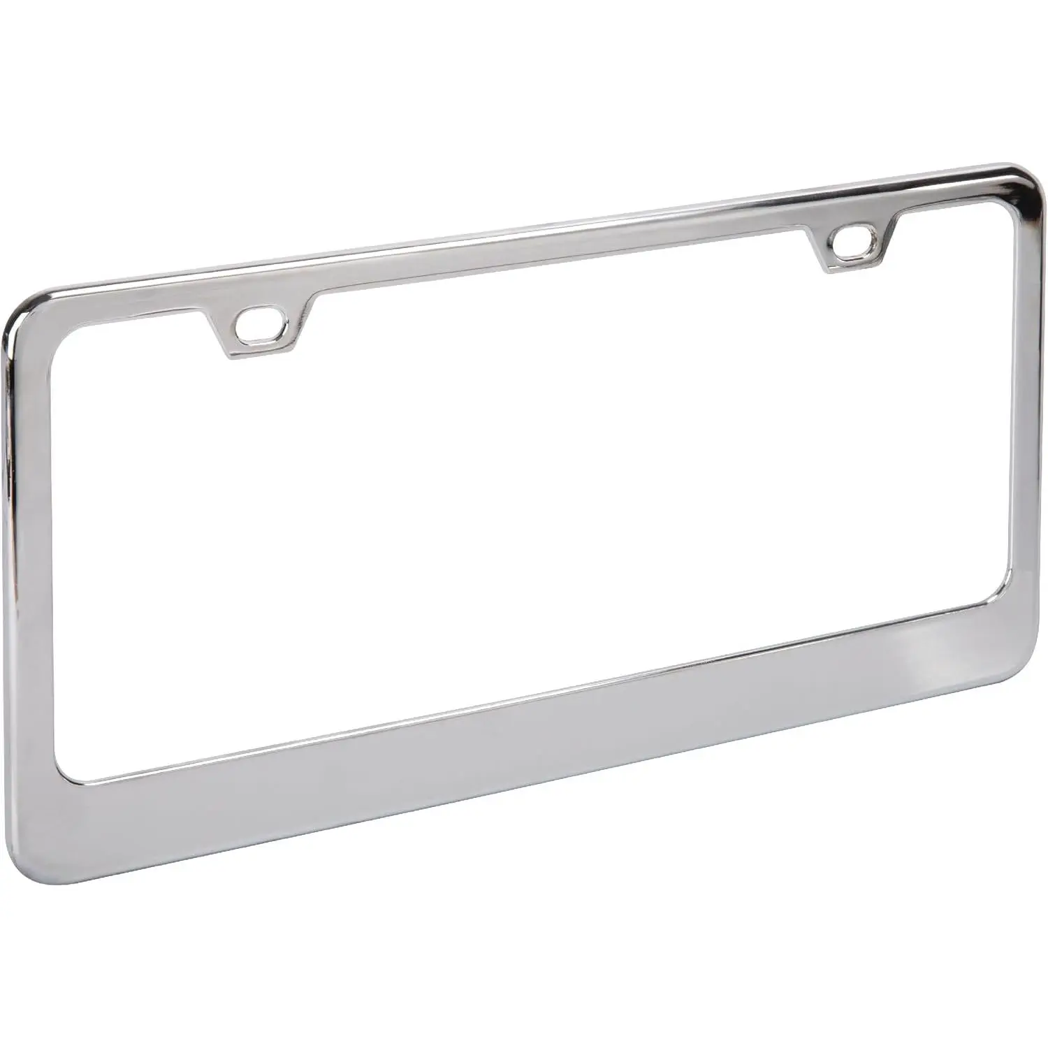 Bell Automotive Universal Die-Cast Chrome Classic Dealer License Plate Frame - Die-Cast Metal, Corrosion-Resistant, Easy Install, Plate Protection, Vehicle Decor, Car Exterior Accessory, Corrosion Res.