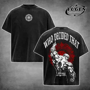 [Yūgen Store] Escanor Seven Deadly Sins Vintage Washed T-Shirt – Lion’s Sin of Pride Anime Graphic Tee, The One Sun Power Design, Heavyweight Cotton Oversized Streetwear, Unisex Manga Fan Gift