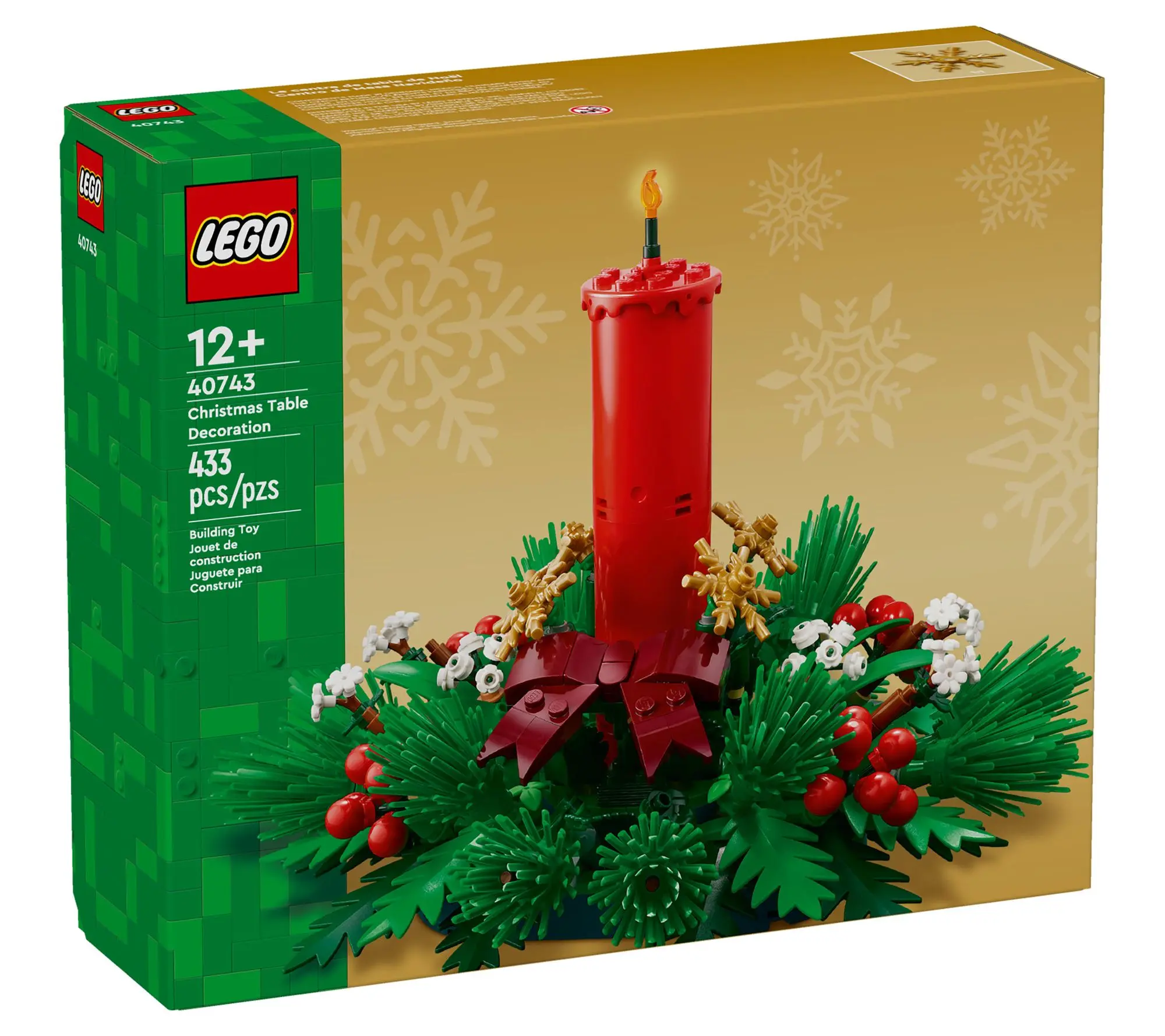 ShWk 9/29 LEGO Christmas Table Decoration433 Piece Set ShWk 9/29 LEGO Christmas Table Decoration433 Piece Set