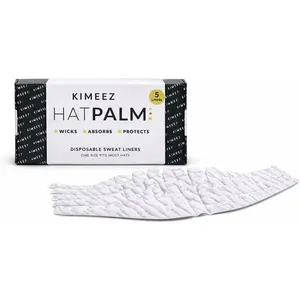 Hat Sweat Liner, Protect Hats from Sweat Stains, Invisible, Stay-Put Hat Protector, No Odor, No Damage, (5 Pack) Gray