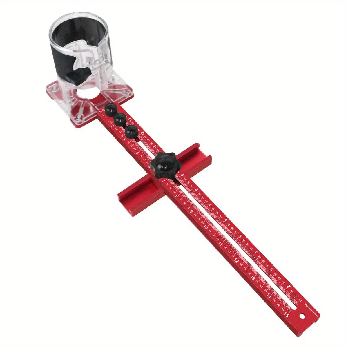 Four in One Aluminum Alloy Planer Milling Groove Bracket, Adjustable Planer Circular Cutting Guide Rail, Multifunctional Engraving and Milling Guide Rail for Cutting Circles, Hardware, Circular Cutting Fixture for Engraving Milling Tools