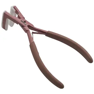 Hair Tape in Extension Sealing Pliers -7 Inch Salon Grade Tape Extensions Tool with Flat Surface Stainless Steel Clamp