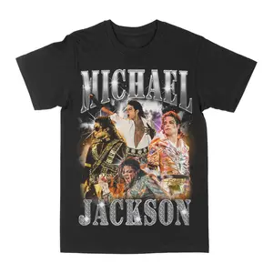 Michael Jackson Graphic Tee Retro Music Shirt Unisex Gift for Fans
