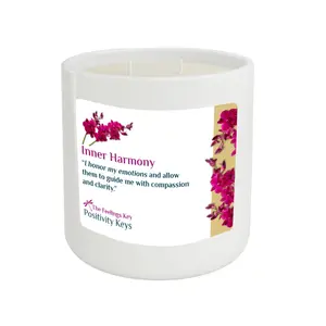The Feelings Key Candle – Inner Harmony | Bamboo & Orchid Clean & Mindful Candle