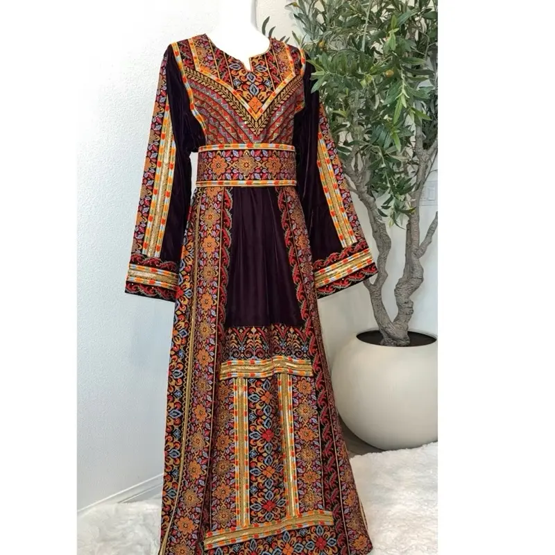 Beautiful Thobe with Embroidery and Beading Only Size 3 Left Traditional Design Dress