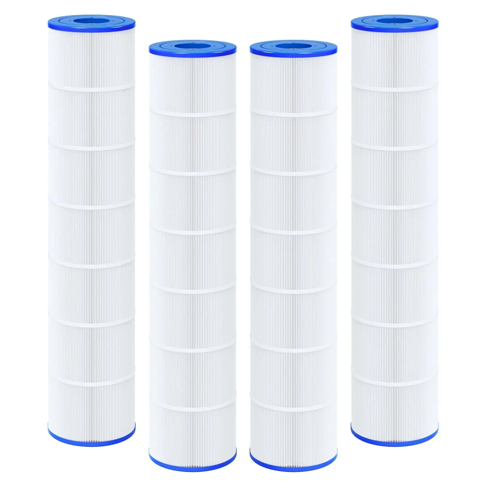 4 Pack C5030 Pool Filter Cartridges Compatible with Hayward SwimClear C5020, C5025, C5030, Heavy Duty 5oz Fabric for Superior Filtration & Durability, Replaces PA131, CX1280XRE, Eco-Friendly, 131 Sq. Ft., No, Polyester, Pool Maintenance, 32-3/4 Inches