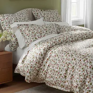 Garden Florals Premium Smooth Wrinkle-Free Sateen Bed Sheet Set