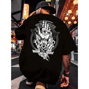 Mens Premium 180g Graphic Tee - Ultra-Soft Pure Cotton with Classic Regular Fit | Streetwear Essential for Everyday, Weekend & Casual Style, Durable High-Quality Blank for Custom Looks