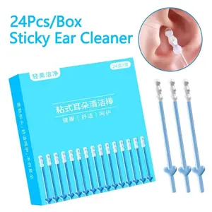 Reusable Earwax Removal Tool Set, 24pcs/48pcs Reusable Ear Cleaner Tools, Earwax Remover, Suitable for Kids & Adults, Ideal for Daily Ear Care
