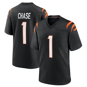 Full Print Chase #1 Black Jersey Shirt, America Football Jersey, Sport Clothing, Football Uniform, Jersey For Football Fans, Gift for him