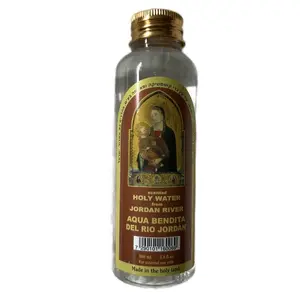 Authentic Holy Water from Jordan's River Baptismal Site 3.4 Oz 100ml blessed religious faith holy grail Christianity Jewish