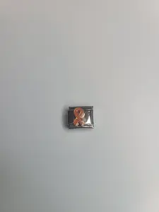 Cross Ribbon Italian Link Charm