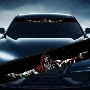 Creative Car Windshield Sticker, Decorative Vinyl Decal, Car Truck Decal, Scratch Cover Waterproof UV Protection, Suitable for All Cars