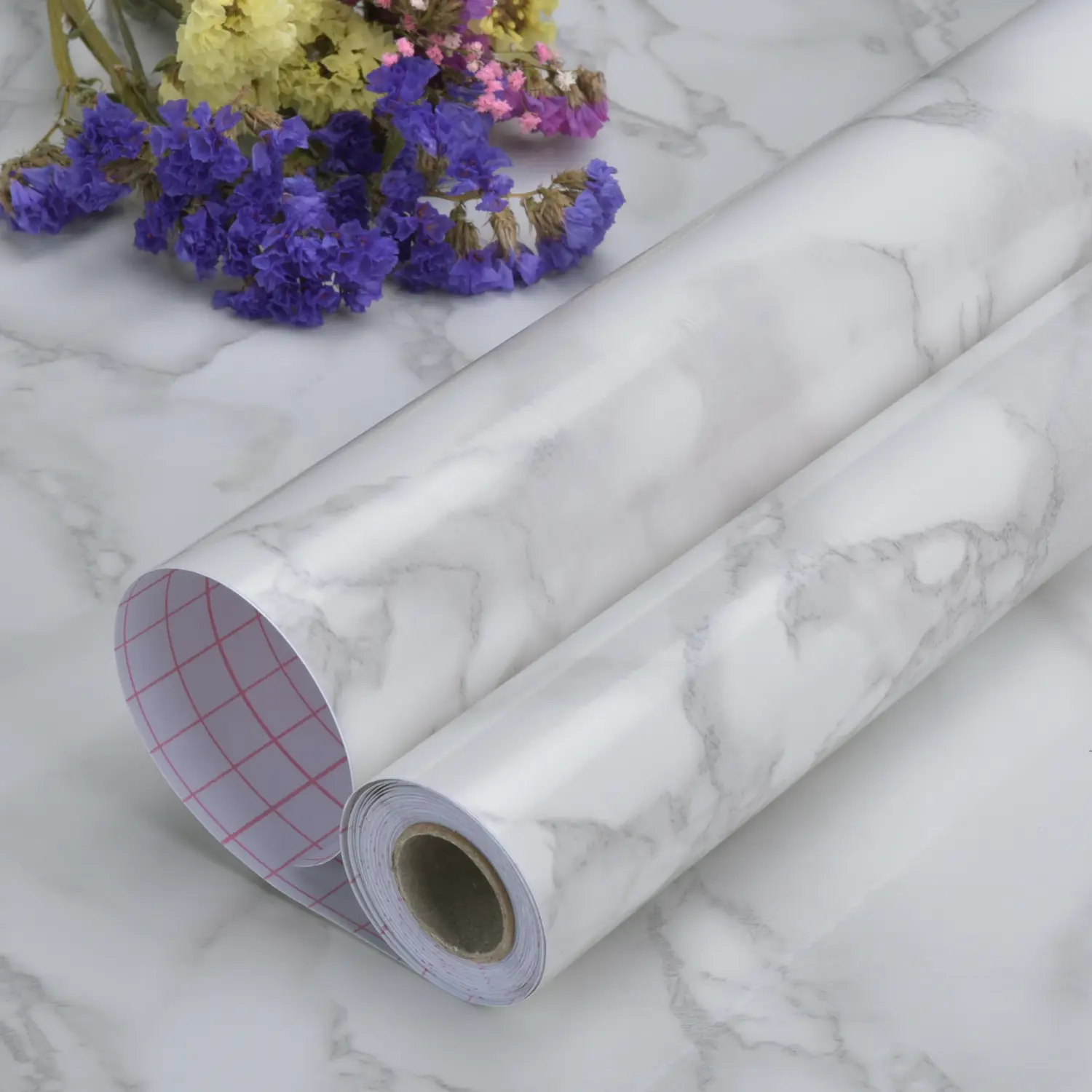 Art3d Peel-and-Stick Marble Contact Paper, 15.8"x120" Waterproof Self-Adhesive Vinyl Renter-Friendly Indoor Wallpaper Film, for Countertops & Kitchen Decor