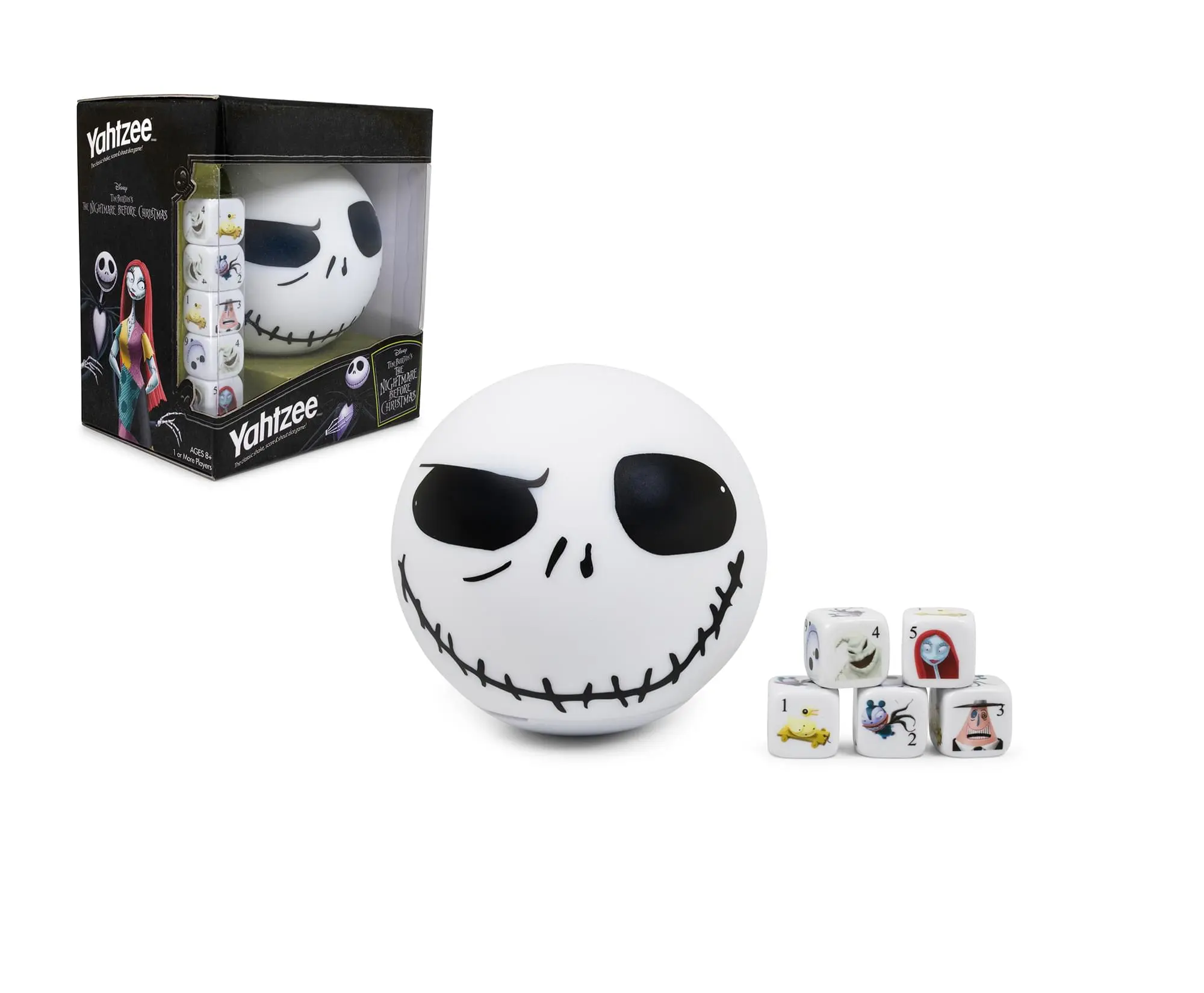 Nightmare Before Christmas Halloween Yahtzee Board Game, Includes Dice Set for Toys & Hobbies Enthusiasts