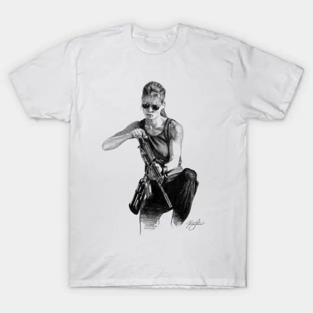 Linda Hamilton Movies Sarah Connor T Shirt Sweatshirt Hoodie