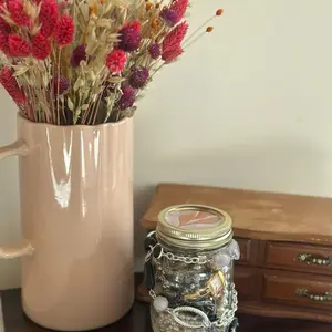 Fine Line Valentines Day Mystery Jewelry Jar