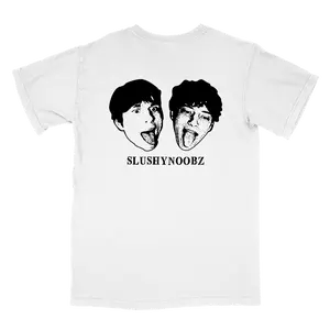 Slushy Noobz Head Heavy Cotton Tee Trendy Casual Multicolor Breathable Fabric Graphic Print Menswear Top