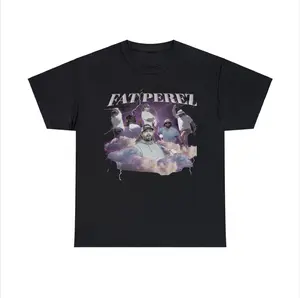 Fat Perez Lightning Graphic T-shirt Unisex Cotton
