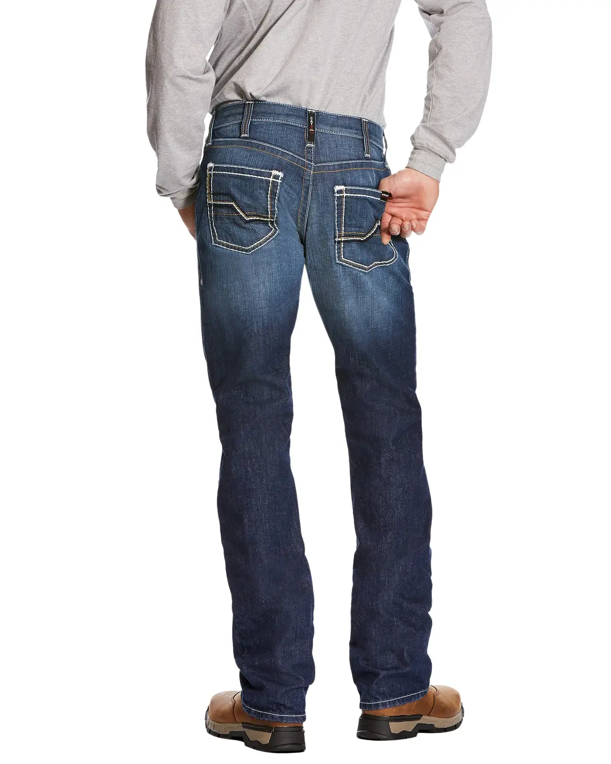 Ariat Men's Men'S M5 Ryley Slim Stackable Straight Leg Work Jeans Big - 10026004-Big