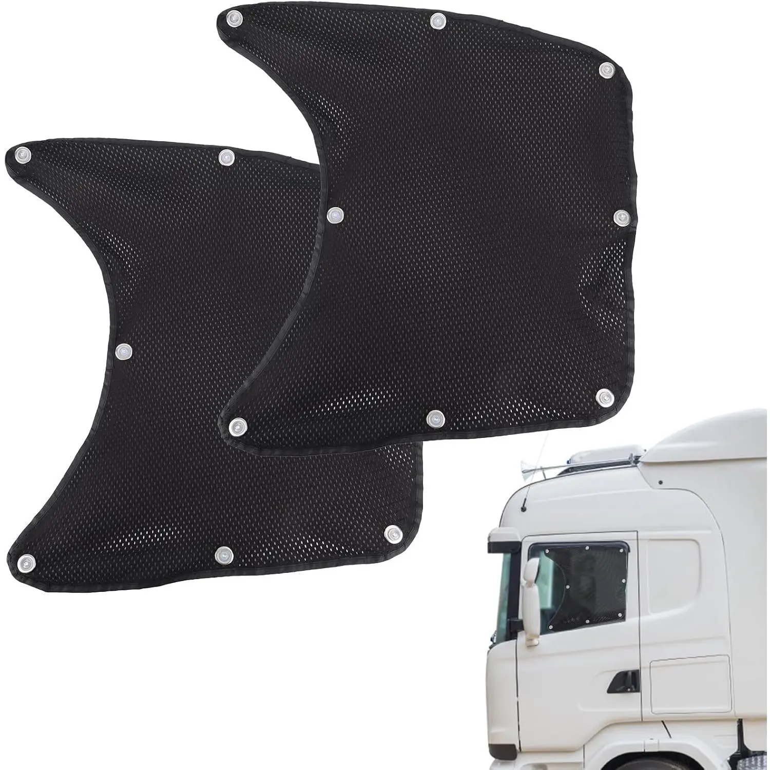 retractable side window shade for truck , 2pcs Car Window Sunshades for Privacy & Sun Protection, 23.6x21.5in Side Window Shades for Cars, Trucks & SUVs, Block UV Rays, Heat & Glare (Black) Automatic Retractable UV Sun Visor